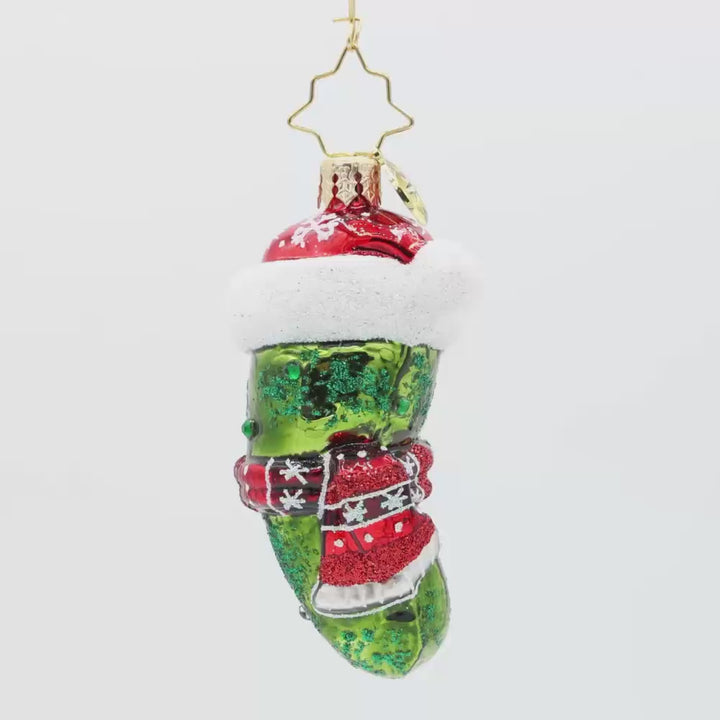 Chilly Christmas Pickle Gem