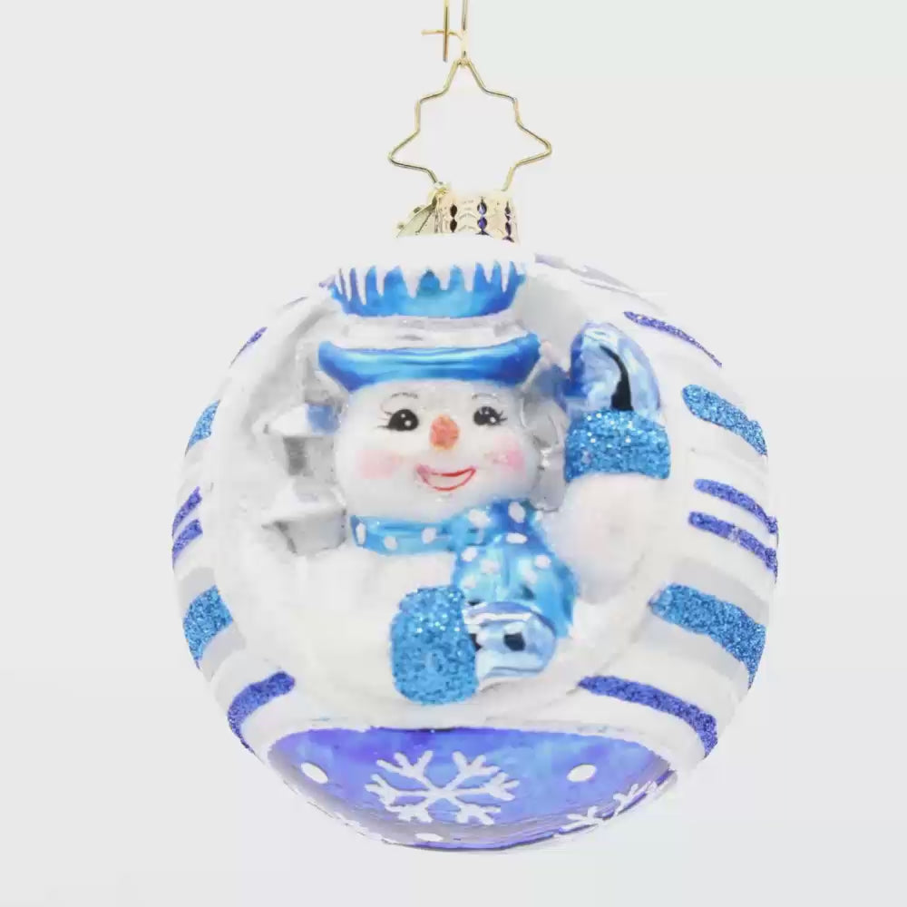 Snowy Spherical Cheer Gem