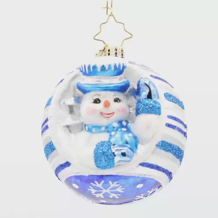 Snowy Spherical Cheer Gem