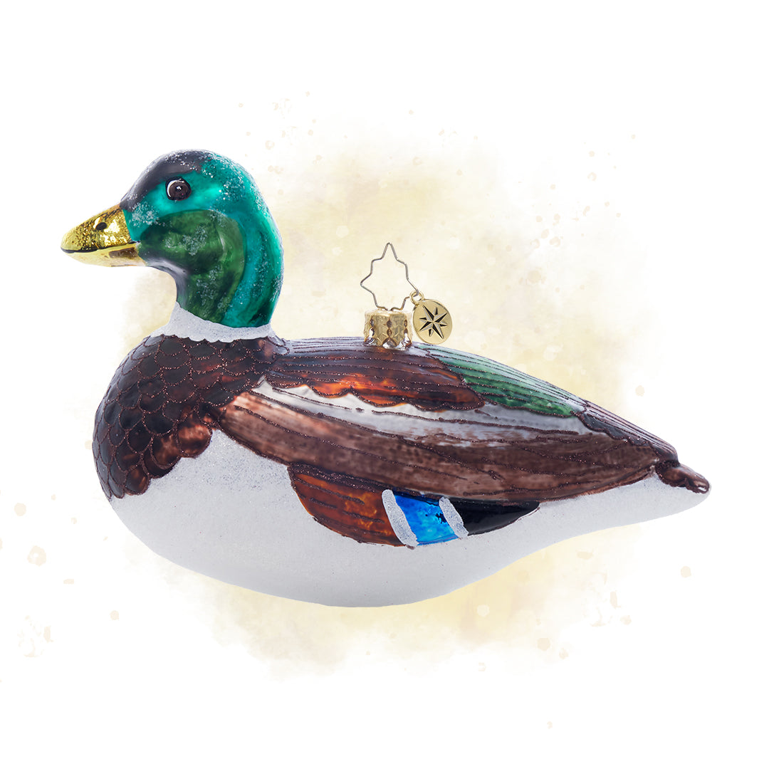 Majestic Mallard Duck Christmas, All-season ornament