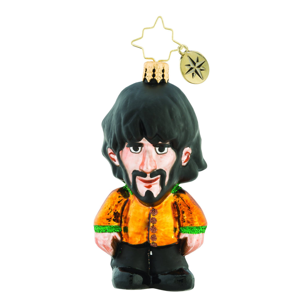 Front - Ornament Description - King George: He's not moody, he's just intense. George Harrison was always the introspective one of the Fab Four. And he could really play the sitar!