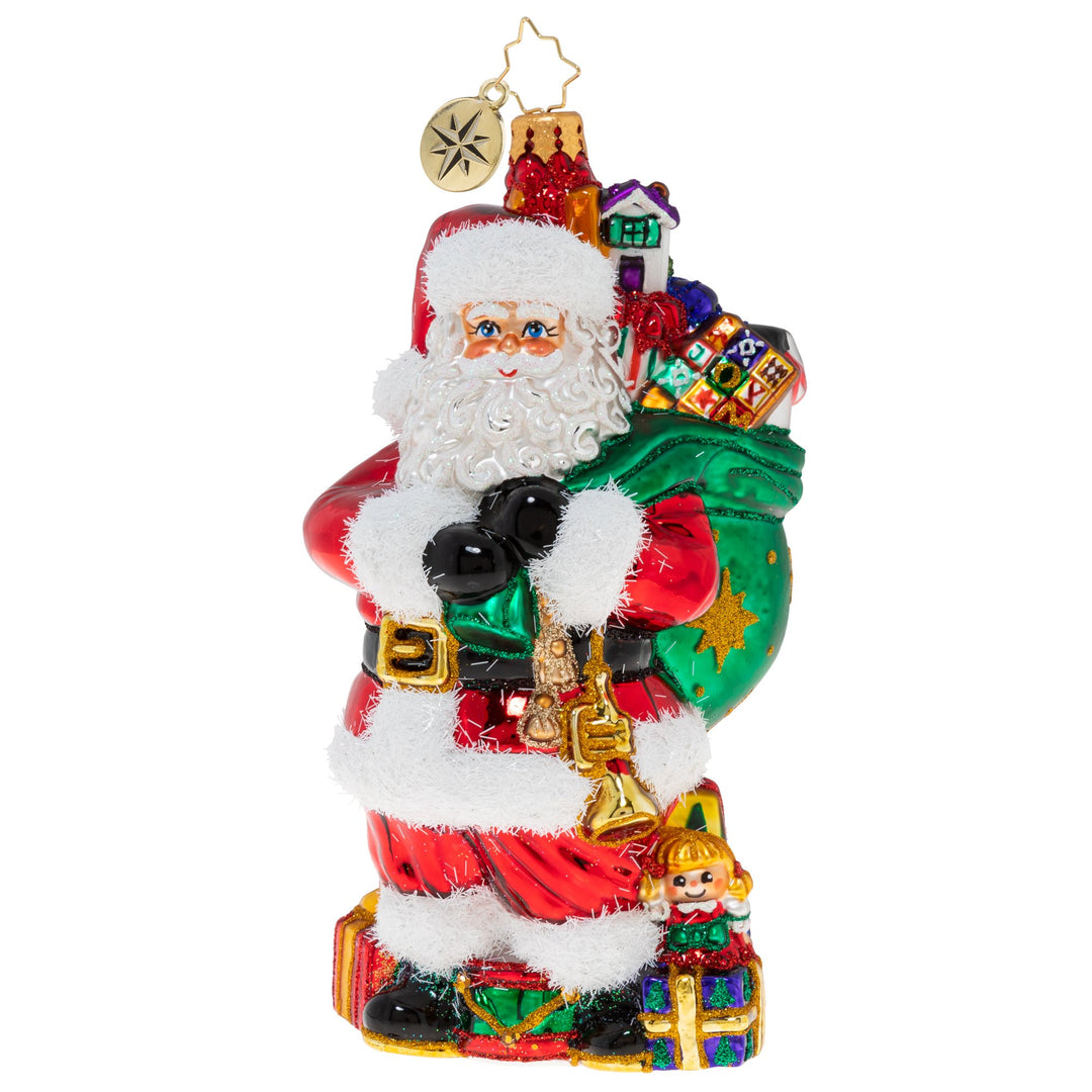 Ornaments - Description: The Present Day - It's finally here, Santa's ready to go off and deliver on his big day. He's so exhilarated, he's at a loss for words, he doesn't even know what to say!