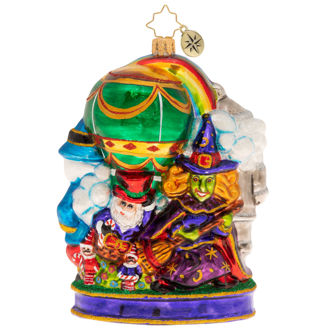 Ornaments - Description: The Land Of Oz - Mrs. Claus and friends are most certainly not in Kansas anymore. It's Christmastime in the Land of Oz, and just down the yellow brick road, there's a host of holiday adventures in store.