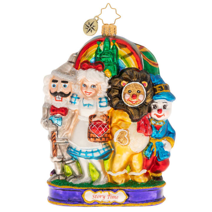 Front - Ornament Description - The Land Of Oz: Mrs. Claus and friends are most certainly not in Kansas anymore. It's Christmastime in the Land of Oz, and just down the yellow brick road, there's a host of holiday adventures in store.