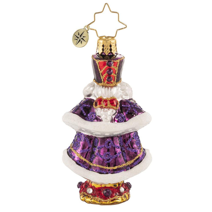 Ornaments - Description: A Stoic Soldier Gem - Ten-hut! This stately soldier stands guard over all the Christmas treasures. He takes his job seriously-- no one is getting a sneak peek past this guy!