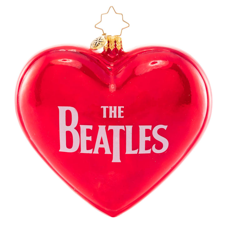Back - Ornament Description - We're With The Band: We all get by with a little help from our friends-- John, Paul, George, and Ringo of course! The band is at it again to ring in Christmas with this playful ornament. No Lonely Hearts here!