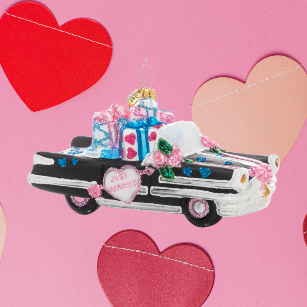 Christopher Radko - Wedding Day Getaway Ornament