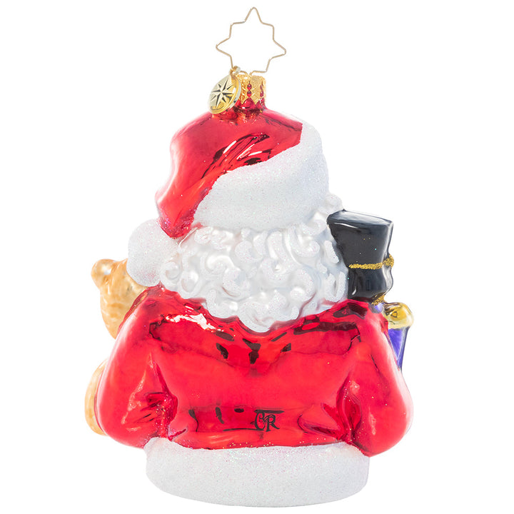 Video - Ornament Description - Armload of Cheer: This old-fashioned Santa has arrived! He smiles brightly with an armload of traditional cheer for good little boys and girls.Ornaments - Description: This old-fashioned Santa has arrived! He smiles brightly with an armload of traditional cheer for good little boys and girls.