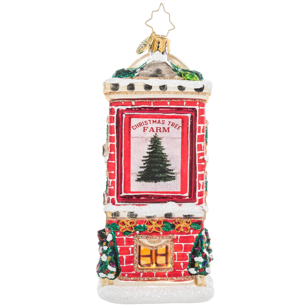 Front - Ornament Description - There's No Place Like Home: Even in the heart of the big city, apartment dwellers can get into the holiday spirit too! Celebrate the traditional brownstone, all decked out for Christmas.
