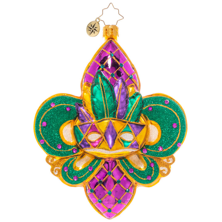 Ornament Description - Big Easy Fleur De Lis: Joyeux Noel, y'all! Christmas in New Orleans is an experience like no other. Commemorate the holidays in the Big Easy with this festive destination ornament.