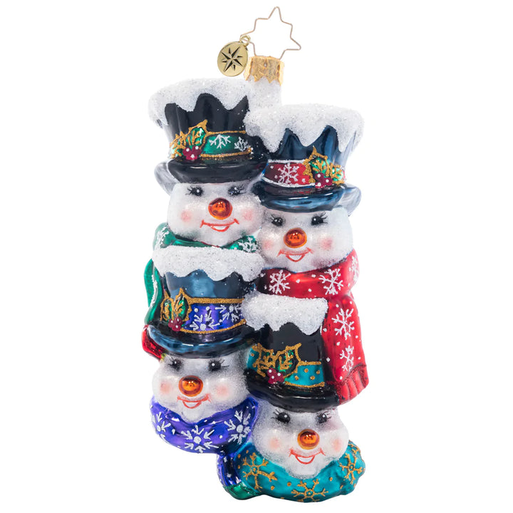 Front - Ornament Description - Quartet of Cuties: These carolers sing wintery songs as they spread cheer and joy all season long. This chilly quartet is a cuteness you won't soon forget!
