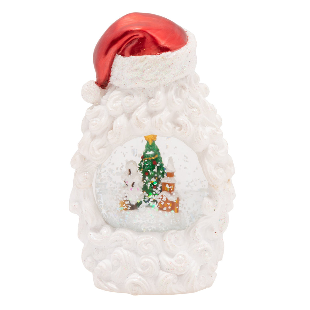 Back - Snowglobes Description - Santa's Winter Wonderland: There's a place where the snow's always blowing, the egg nog's always flowing, and it's Christmas every day! Where, you ask? Why, Santa's Winter Wonderland, of course! Experience all the joy this stunning snowglobe has to offer.
