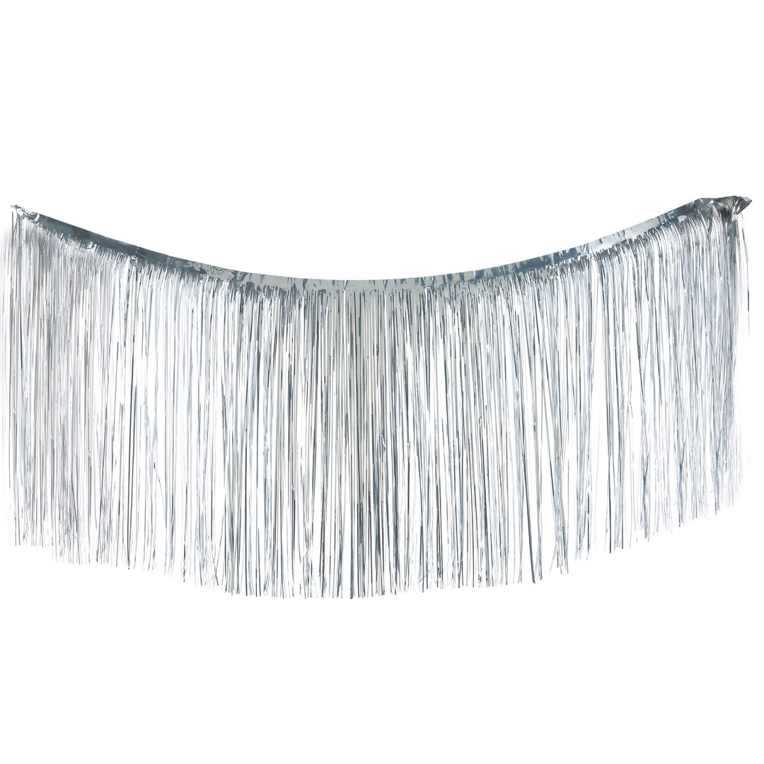 Tinsel Description - Holiday Splendor 1000 Strand 18" Silver Tinsel Icicles