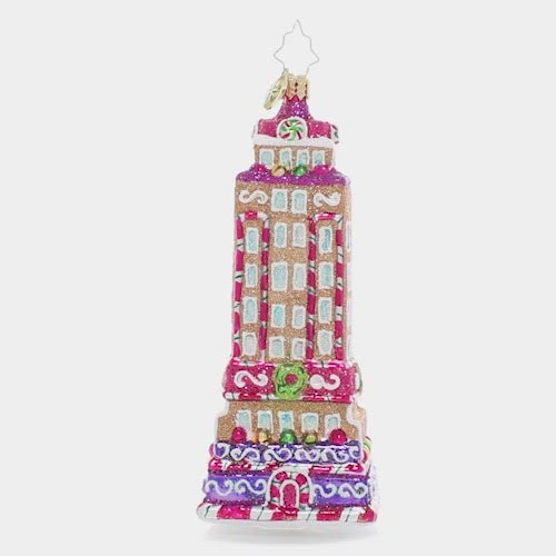 Video - Ornament Description - Empire Sweet Building: The Big Apple has never been this sweet! If you love New York and you love Christmas, this adorable frosted gingerbread Empire State Building is the perfect addition to your collection!