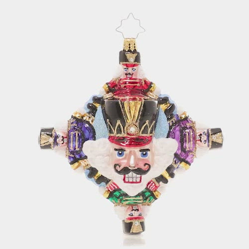 Video - Ornament Description - Cracking Up: This colorful and unique nutcracker ornament is sure to demand a closer look. It's the perfect "nutty" addition to any collection! The ornament spins slowly in the video
