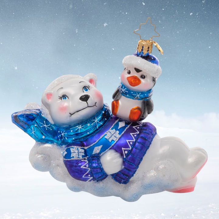 Ornament Description - Perfect Polar Pals: These adorable animal friends are right at home in the snowy North Pole! Bundled up in cheery seasonal gear, they can't wait to celebrate their favorite holiday!
