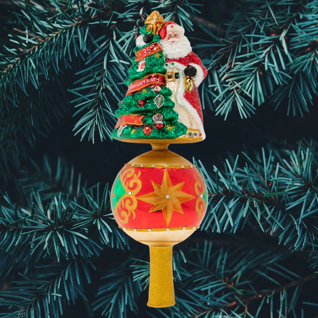 Finial Description - Cheers To 35 Years: We've been a part of your holidays for 35 years--we just can't believe it! Thank you for welcoming us into your homesâ€”without you, we never could have achieved it.