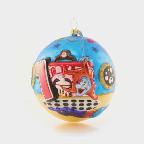 Video - Ornament Description - Periscope Up!: Periscope up, skipper! Indulge your Fab Four fantasies with this below-deck Beatles bauble. This video shows the ornament spinning slowly. 